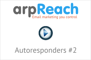 arpReach Video - Autoresponders #2